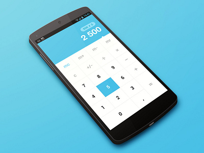 Android Calculator android app calc calculator clean google holo minimal white