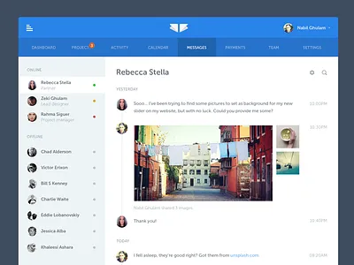 Officeapp 2014 app application blue bright clean flat flatfilthy