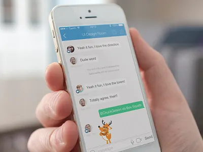 New chat room UI app bubbles chat chat room ios7 iphone text