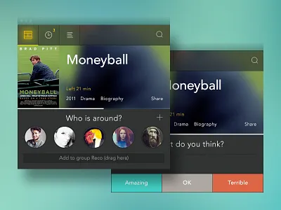 Movie Widget App movie rating recommendation widget