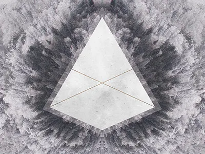 QE003 - The Insight abstract conceptual experimental illustration insight monochrome photography print question thought