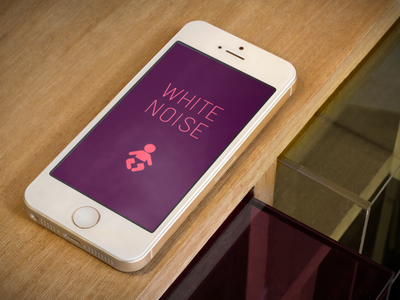 White Noise App Splash Screen app interface ios splash screen ui white noise