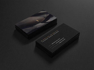 Dark identity business cards dark design identity letterpress minimal print
