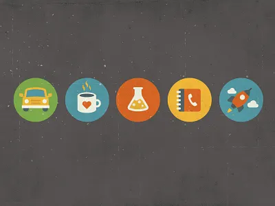 Vintage Flat Icons creative market flat icons vintage