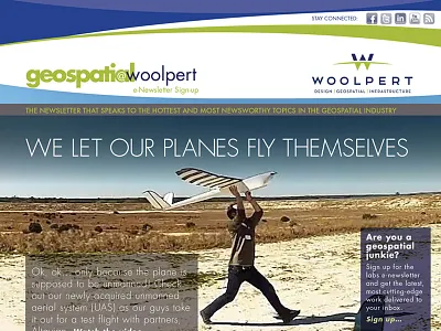 Woolpert Newsletter design newsletter template