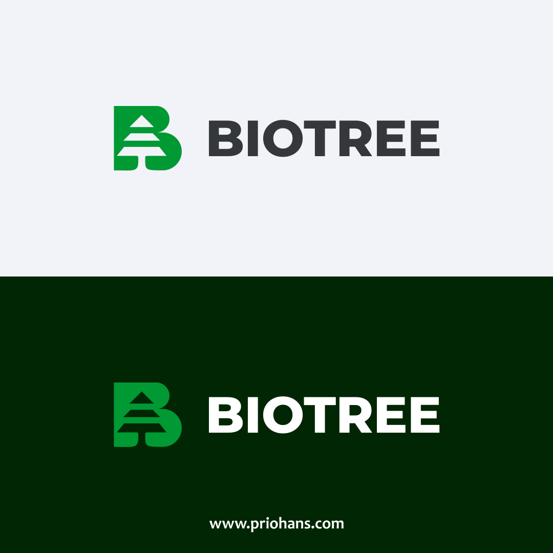 Letter B And Tree Logo Idea By Prio Hans On Dribbble