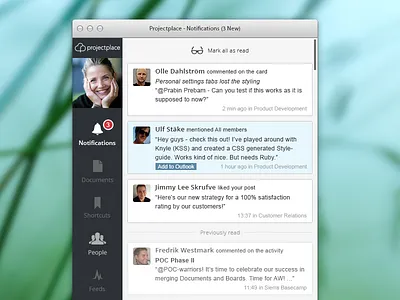OS X Desktop App - Notifications View - Part 1 desktop app notifications os x ui ux