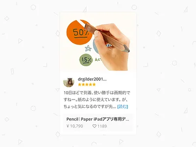 Customer's Voice avatar card comments commerce review shopping stars user voice