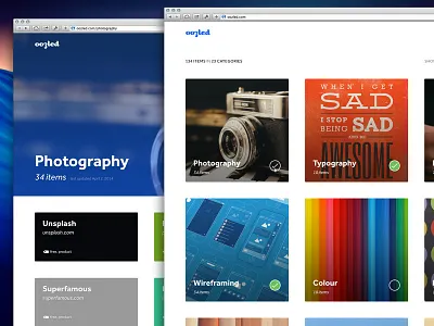 oozled Sneak Peak oozled ui web design website website design