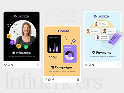 influencers social ads template ads banner banners branding campaigns design graphic design instagram instagram stories instagram templates post social ads social media social media ads social media advertising social media banners stories story templates visual identity