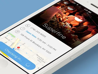 Dash Checking In check in ios7 iphone mobile payment restaurant ui ux