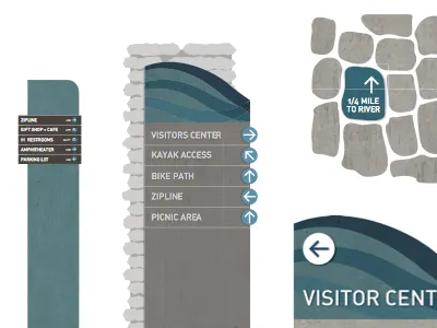 Wayfinding for Los Angeles River Rebrand la river los angeles los angeles river signage way finding