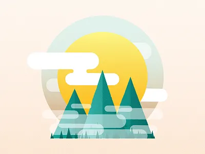 Mountain Textures 2 clouds forest landscape mountains outdoors scenery sky sun sunset trees woods