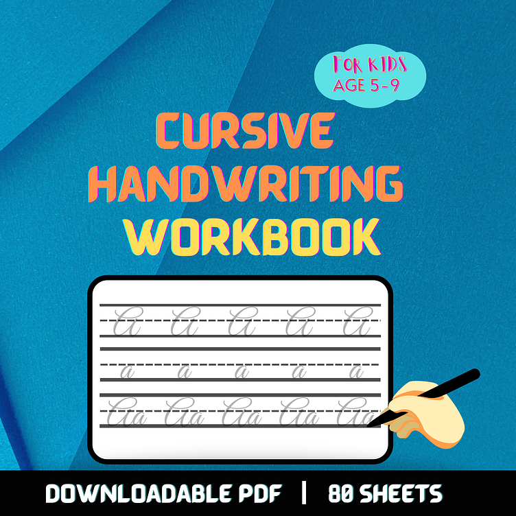 Cursive Handwiting Workbook By Saira Banu L On Dribbble