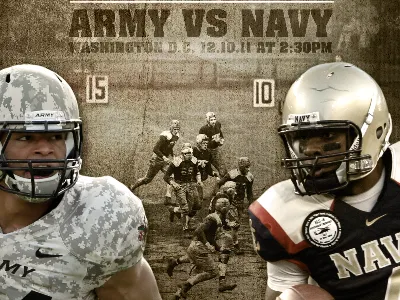 Army VS Navy art direction creative direction design