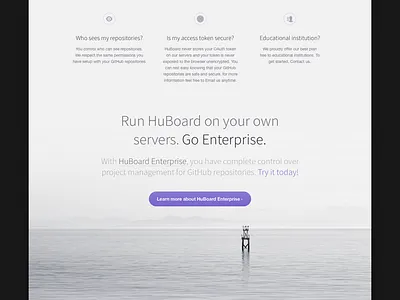 Go Enterprise 1x 2x design huboard interface retina ui user experience user interface design ux website design