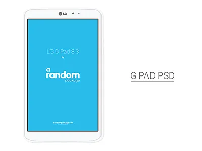 LG G Pad 8.3 PSD android download free freebie lg gpad psd template