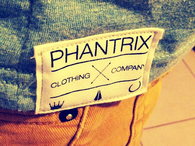 Phantrix Clothing Company - Tag ad always reaching always rising branding identity label american made or die lookbook patch phantrix clothing company tag
