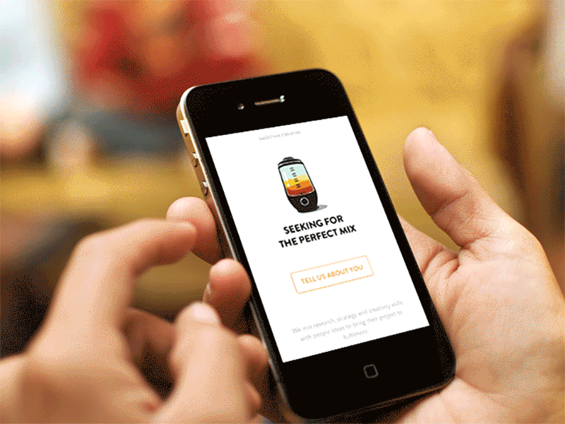 Animation test - Home to contact after effect animation button contact folio home interaction smoothie