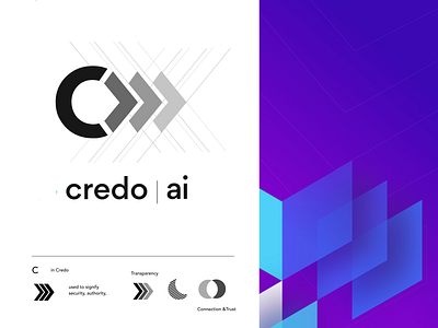 Credo - Logo Design ai artificial brand brand design brand identity branding credo design graphic design illustration layout logo logo design logo designer logo designs logo sketch logomark logotype presentation vector