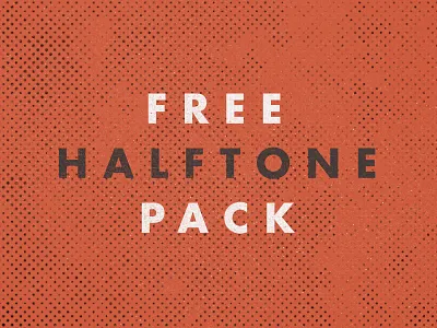 Free Halftone Pack @heydustinlee free halftone textures grunge psd retro retrosupply vintage