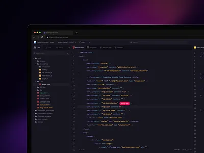 Cloud IDE Tool cloud codesphere coding dark mode developer tools editer ide tool uxui webapp