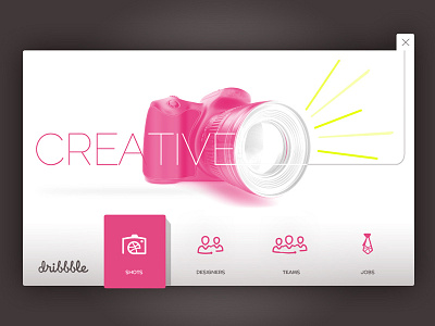 Dribble Popup UI available design dribble dribble concept icons popup real graphic tab design uiux