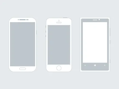 Simple Gadgets Mockup flat mockup gadget gadgets mockup mockup