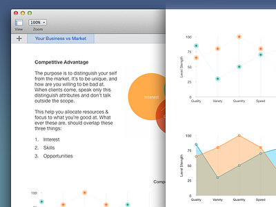 Competitive Advantage Template advantage business chart competitive excel free freebies graph numbers table template