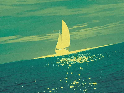 The elusive Golden Fang. art design minimal movie photoshop poster