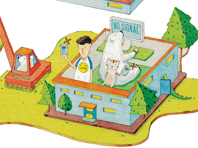 Illustration for Consumer Reports of Taiwan│TAIPEI, TAIWAN watercolour