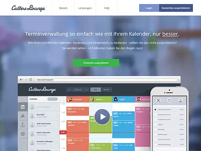 Cutters Lounge Product Website Relaunch product relaunch visual website