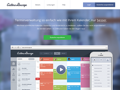 Cutters Lounge Product Website Relaunch product relaunch visual website
