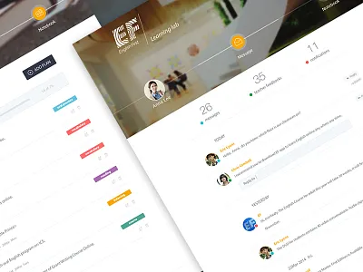 recent works design ef message notebook todo web