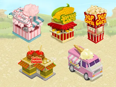 Fair Frenzy facebook fair frenzy games ui