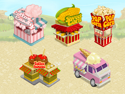 Fair Frenzy facebook fair frenzy games ui