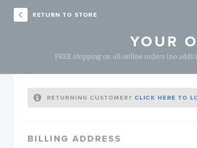 Checkout page blue checkout clean flat merriweather montserrat order shop woo commerce