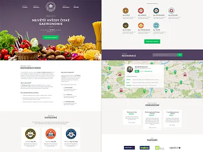 Restaurant of the year clean crete round food futura pt green microsite poll purple restaurant