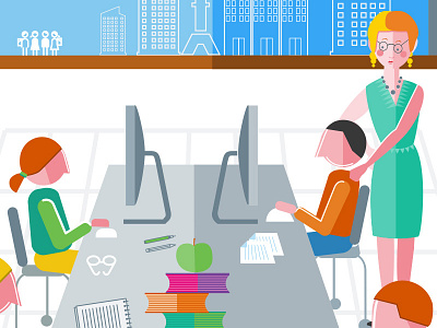 Growth in Flipped Learning animation classroom flipped flipped learning network graphs illustration infographic learning network responsive sophia learning svg