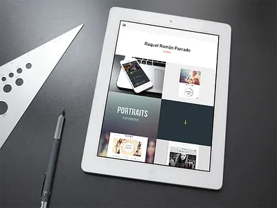 Portfolio layout design portfolio self ui ux web web design website work