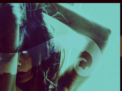 CVLT Experiment branding dark logo photography sexy teal typography woman