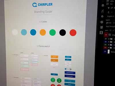 Style Guide app branding branding guide clean flow form kit style guide ui uikit ux web
