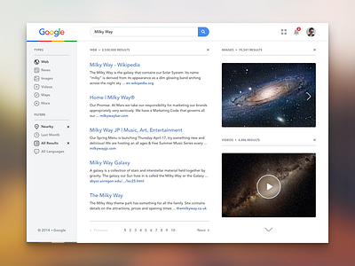 Google Redesign blur flat google minimalism ui ux web web design white