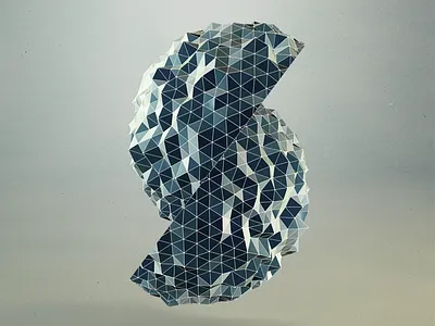 Mesh Sphere 3d ball cinema 4d event facebook low polygon polygon poster