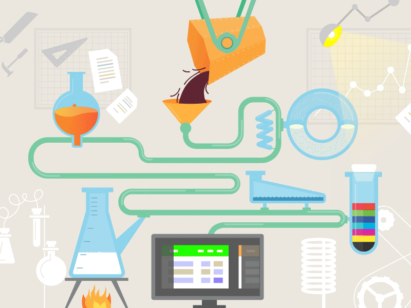 Design Laboratory boiling color lab laboratory progress screens tools