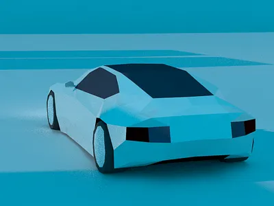 BLUE SHIFT 3d low poly vehicles