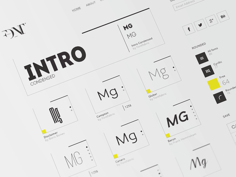 Font Preview font fontfabric fonts fun function functionality layout preview test web