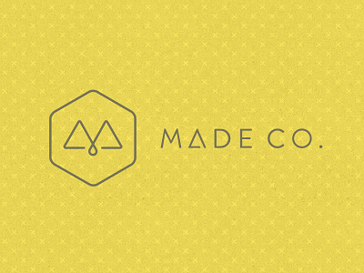 Made Co. branding bright design identity interior design logo minimal thin yellow