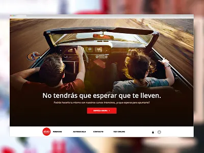 Autoescuela Oton calendar car design driving school layout web