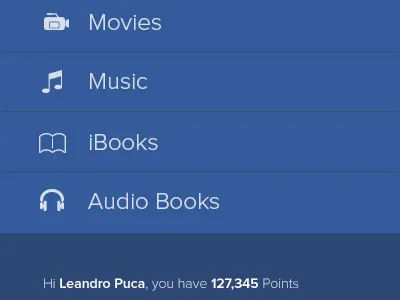 768 Home Menu ui design ux design web design website